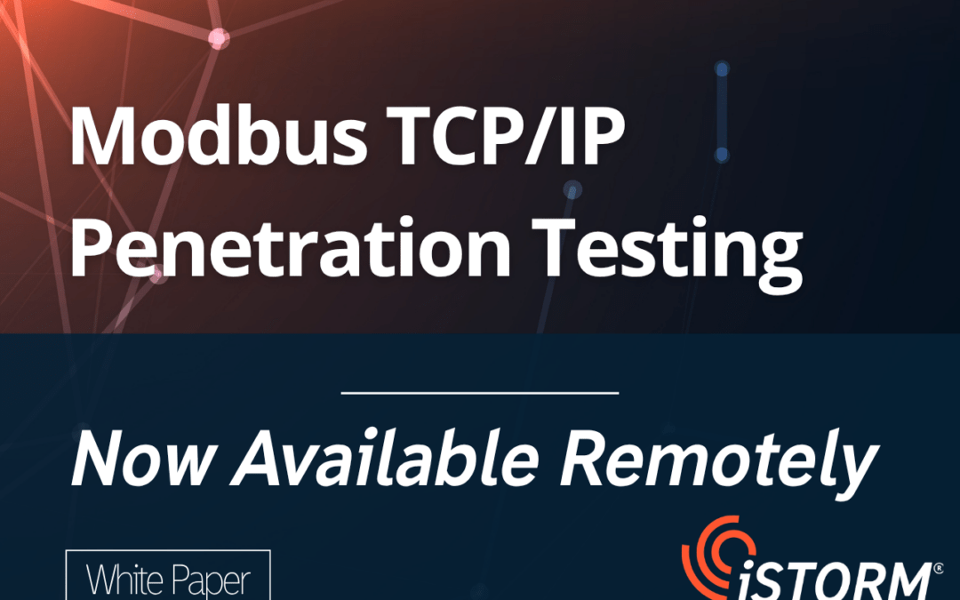 Modbus TCP/IP Penetration Testing – Now Available Remotely