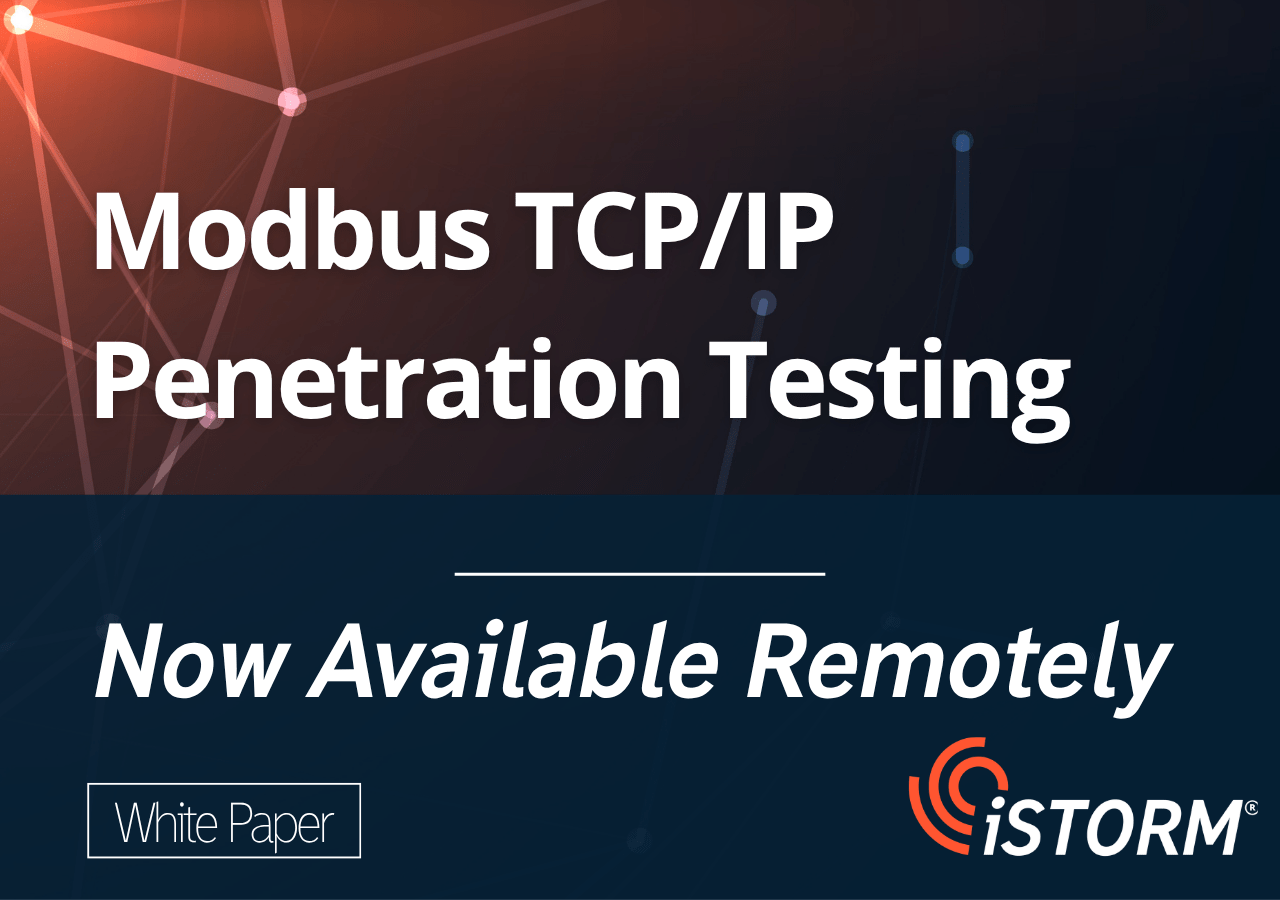 Modbus TCP/IP Penetration Testing – Now Available Remotely